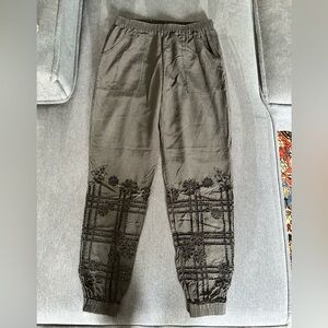Rebecca Minkoff Silk Jogger Pant